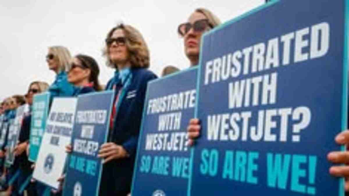 WestJet Reaches Tentative Deal with Flight Attendants Ending Weekend Strike